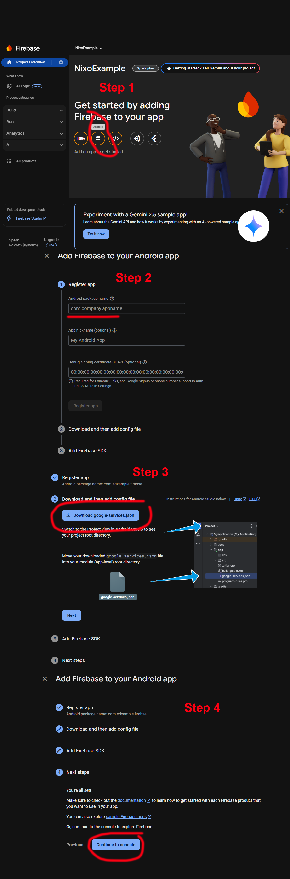 Download configuration file